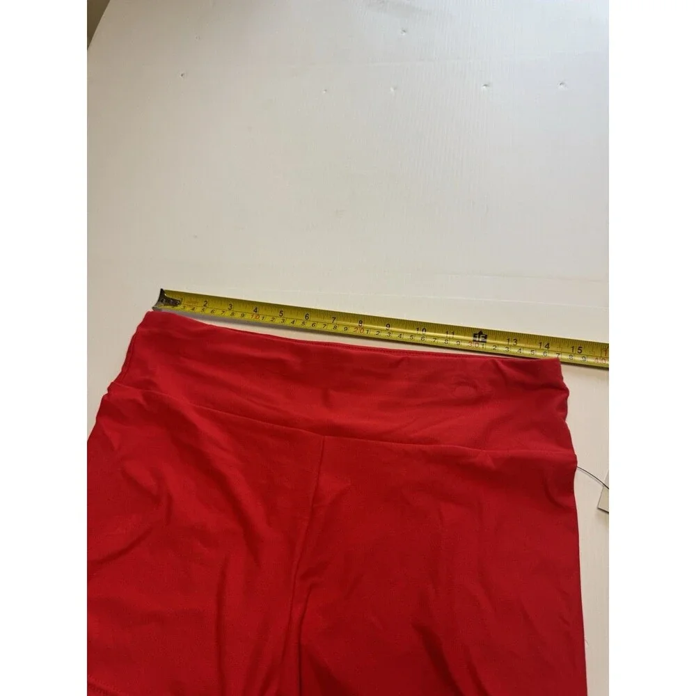 No Boundaries Girls Shorty Shorts Red Fire L/XL NWT Stretch Athletic